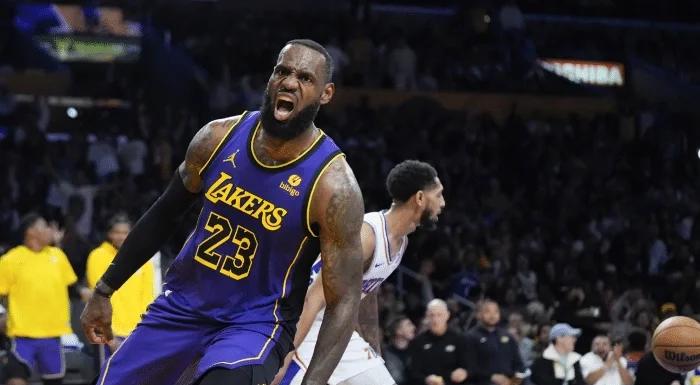 神奇球星!詹姆斯领队湖人主场战胜76人 神奇球星!詹姆斯领队湖人主场战胜76人